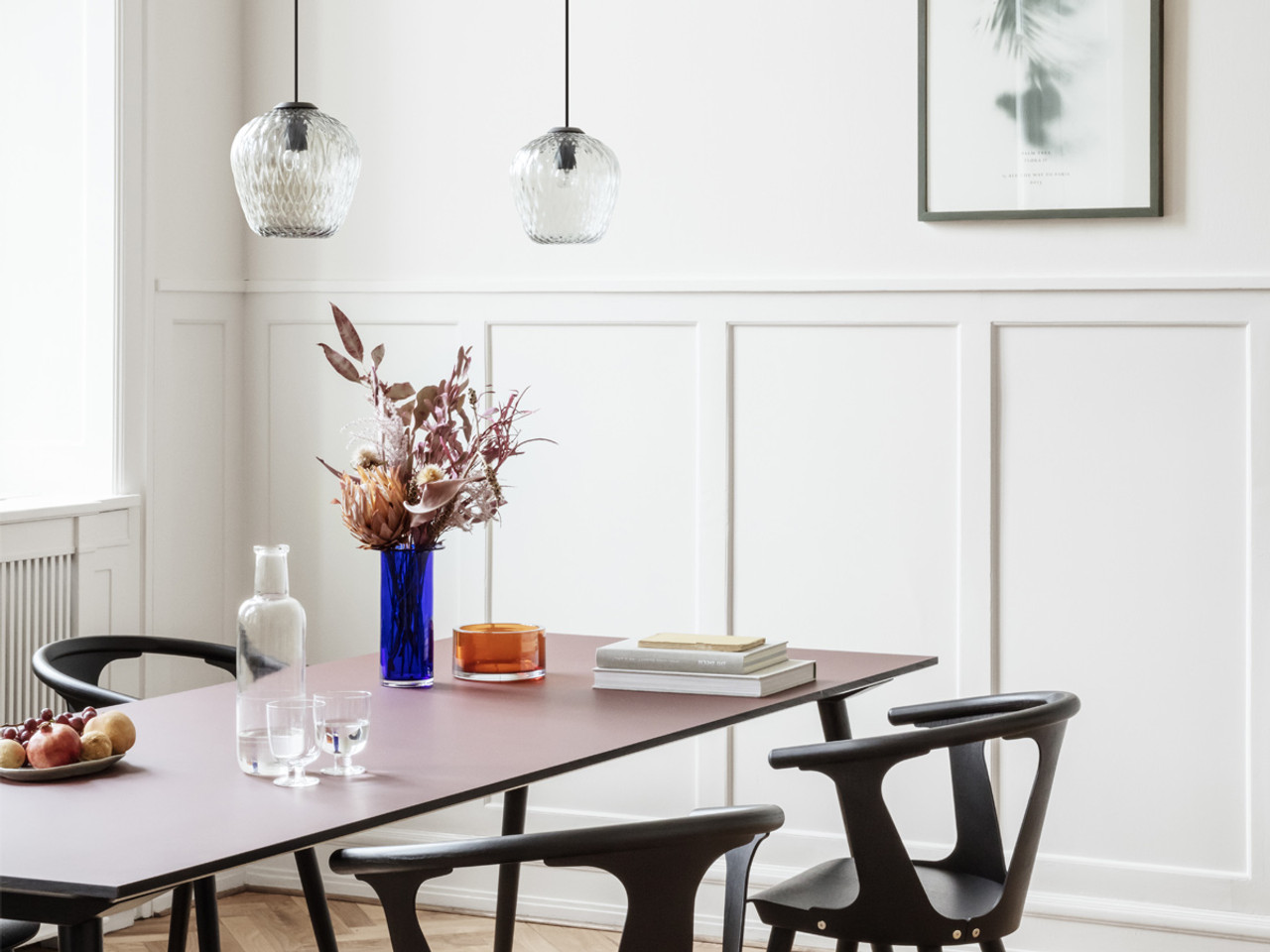 Blown Pendant Light - Set of 2