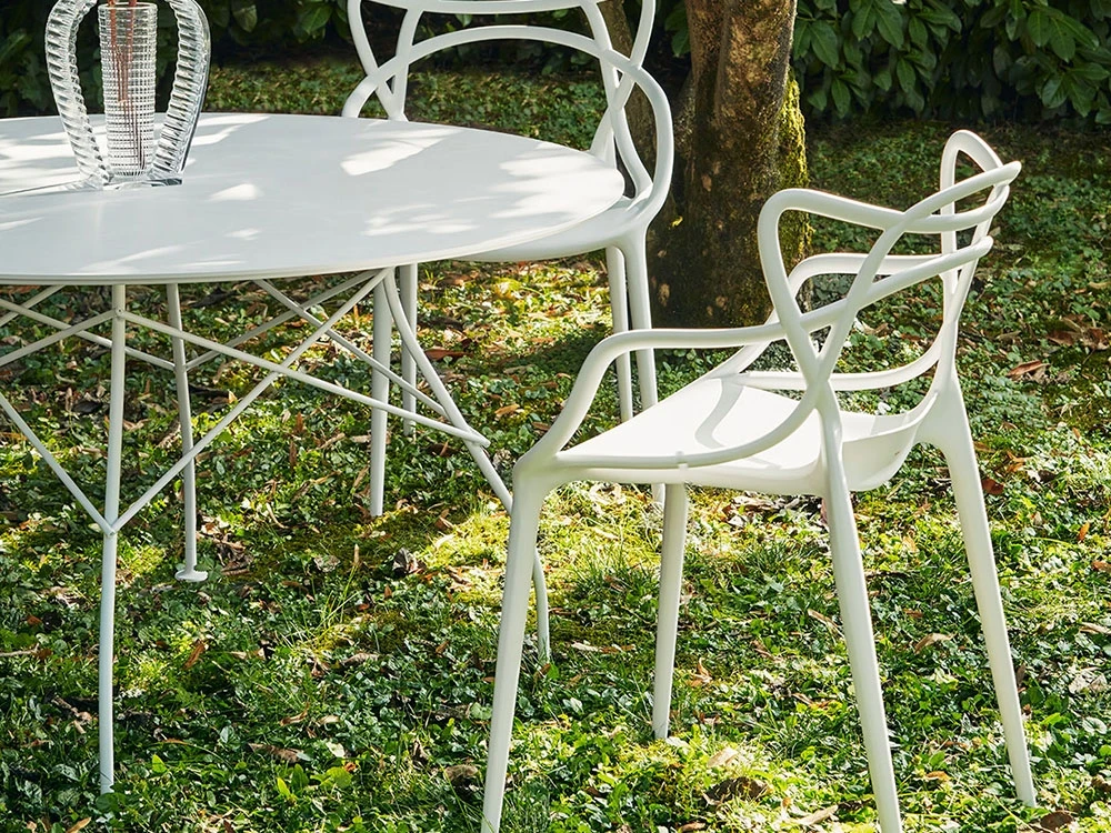 Kartell Glossy Outdoor Table by Antonio Citerrio and Oliver Löw