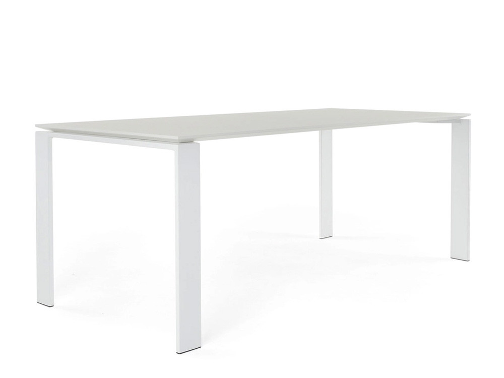 Kartell ホワイト ダイニングテーブル　FOUR W158 D79 Kartell Four Dining Table by Ferruccio Laviani - Chaplins