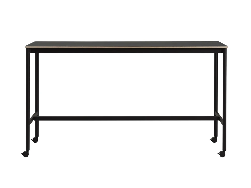 Muuto Base High Table With Castors by Mika Tolvanen