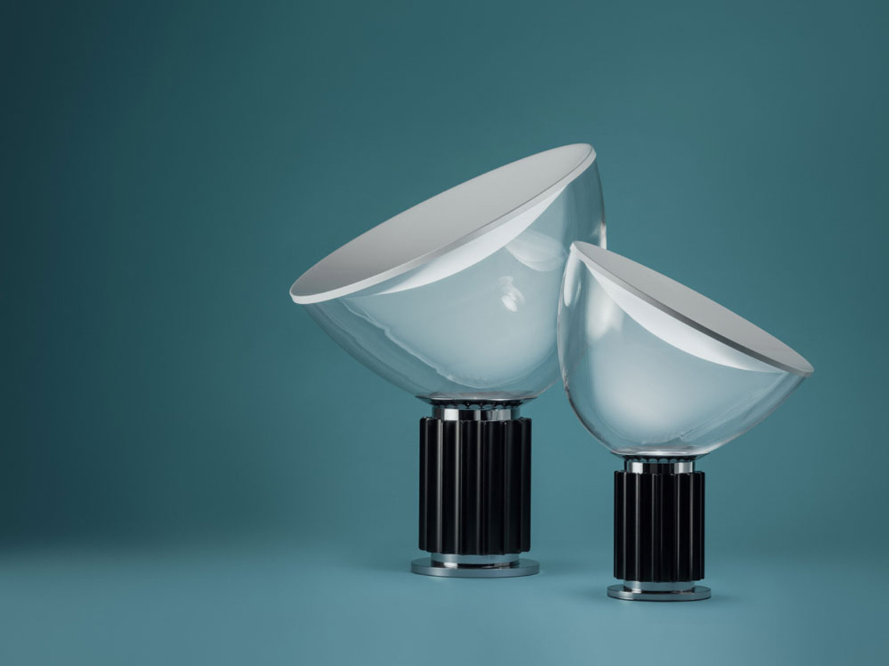 Flos Taccia Small Table Lamp by Achille & Pier Giacomo Castiglioni