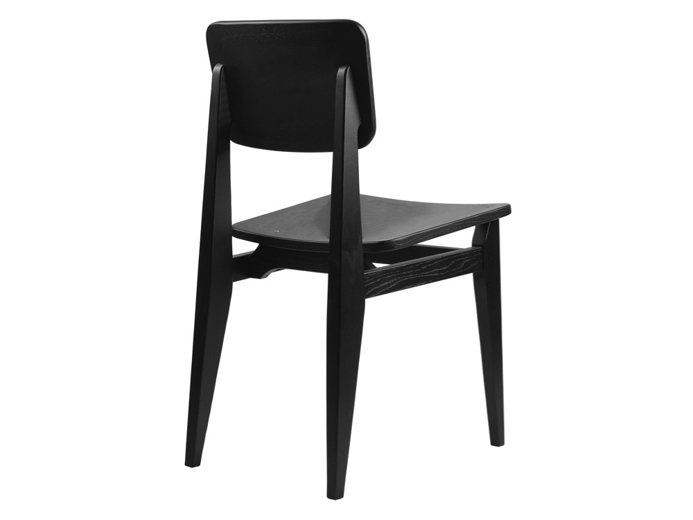 Gubi C-Chair Dining Chair with Veneer Seat by Marcel Gascoin