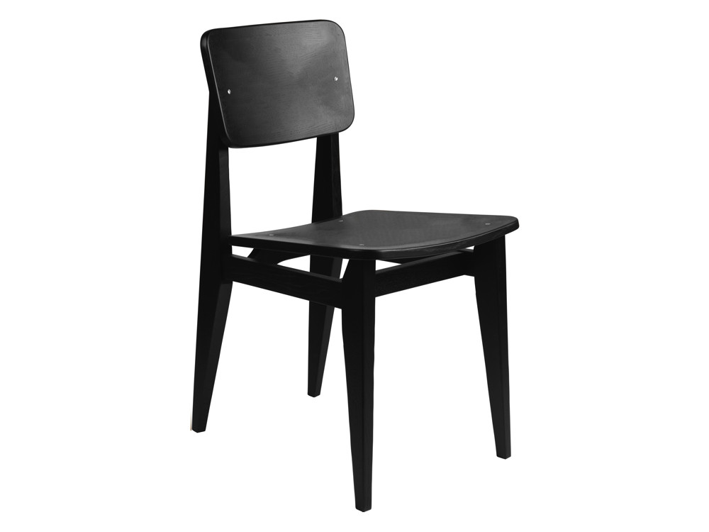 Gubi C-Chair Dining Chair with Veneer Seat by Marcel Gascoin