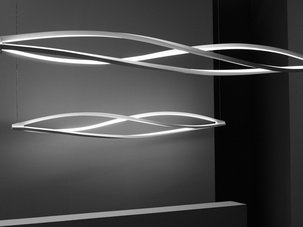 Nemo Lighting In the Wind Horizontal Pendant Light by Arihiro Miyake