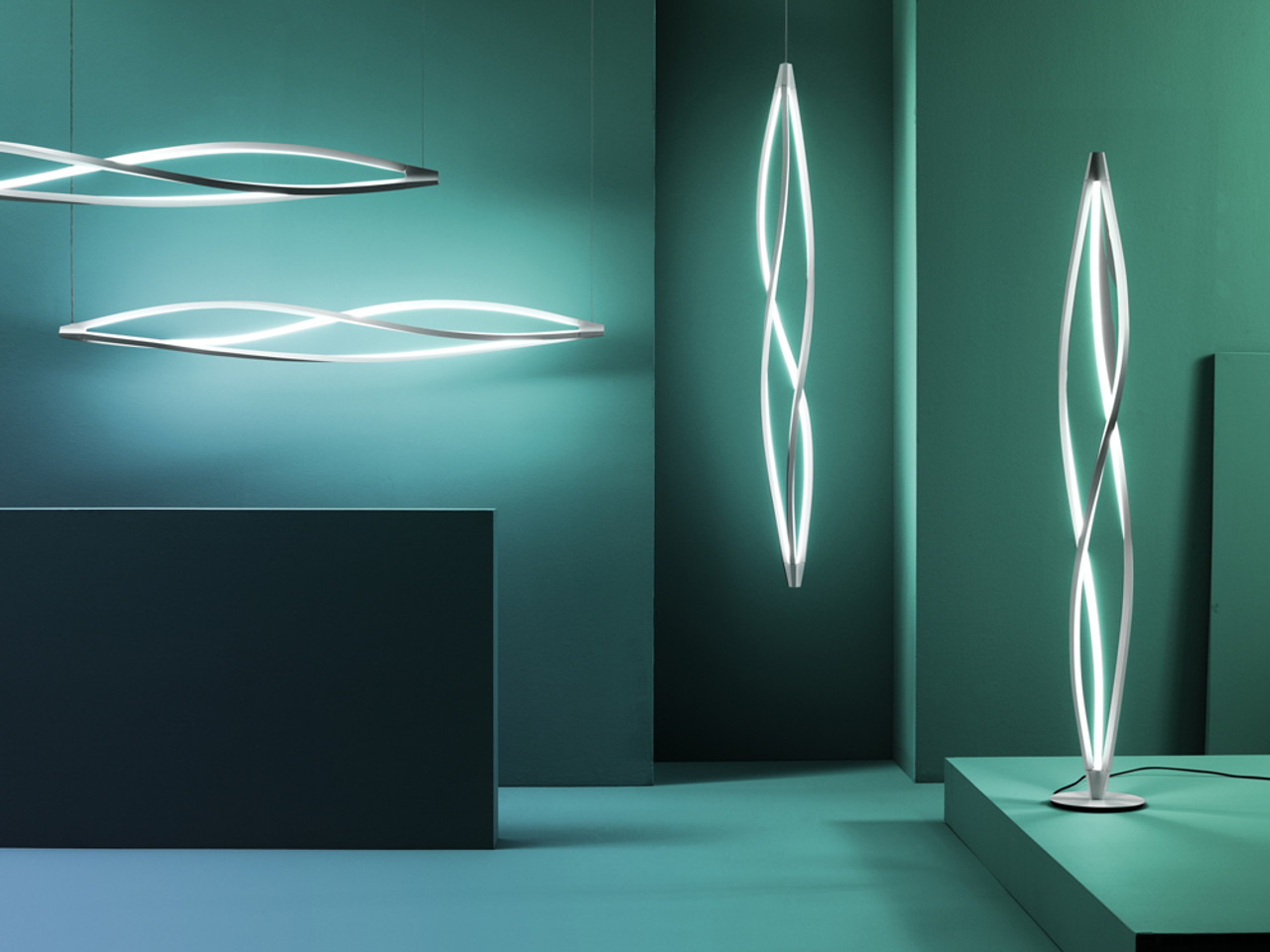 Nemo Lighting In the Wind Horizontal Pendant Light by Arihiro Miyake
