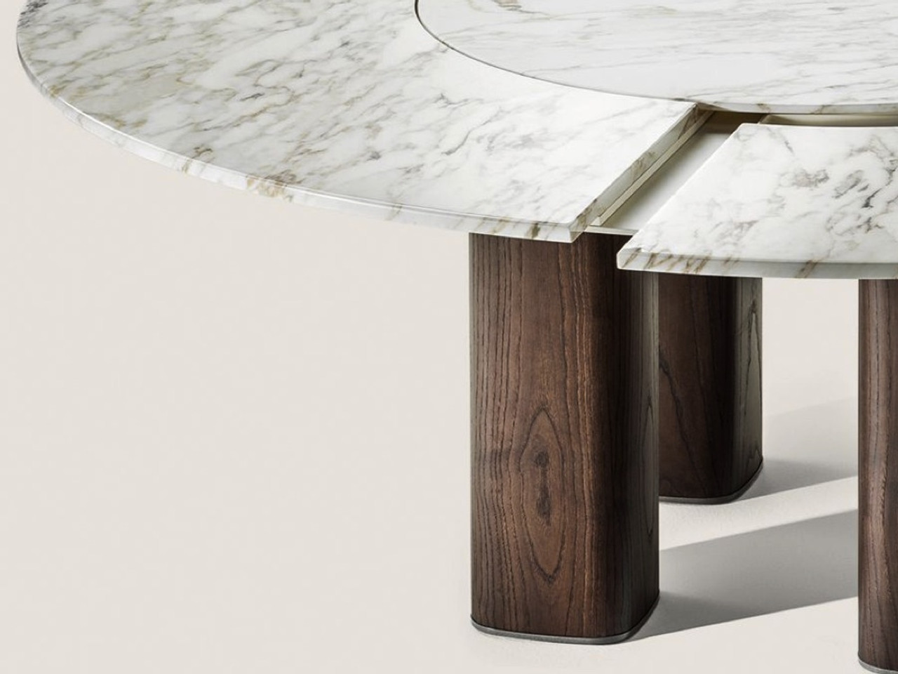 Poltrona Frau Jane Round Dining Table by Jean-Marie Massaud