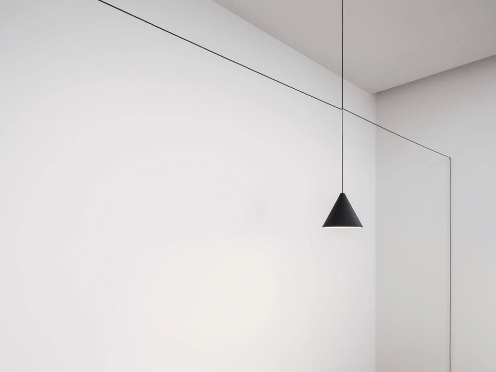 Flos String Pendant Light - Cone by Michael Anastassiades