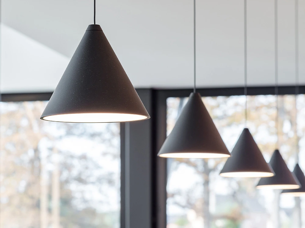 String Pendant Light - Cone