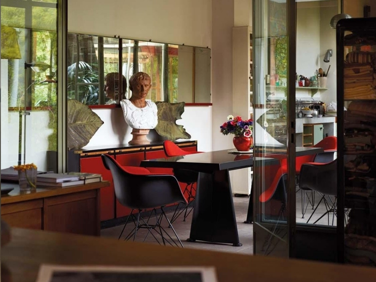 Vitra Trapeze Dining Table by Jean Prouve