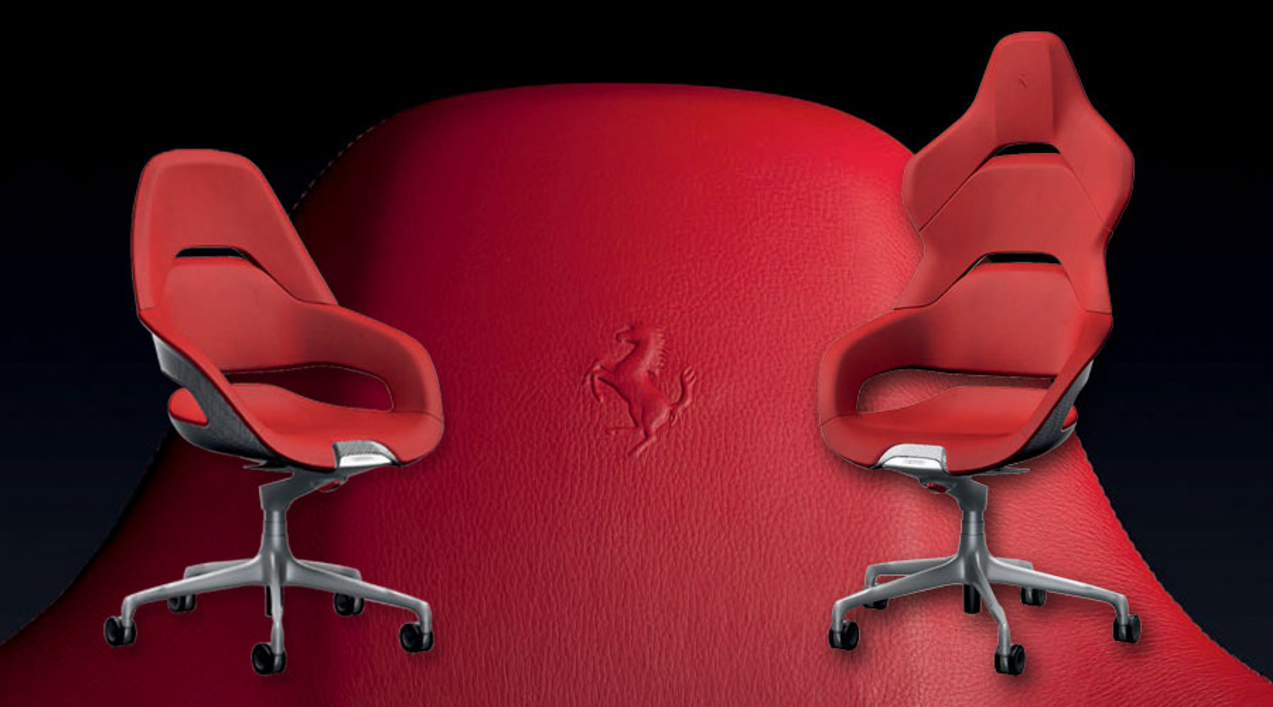 Ferrari design the Cockpit Office Chair for Poltrona Frau