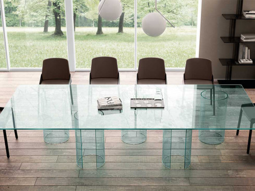 Fiam Luxor Meeting Table by Rodolfo Dordoni