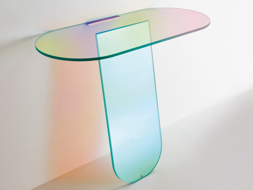 Glas Italia Shimmer Console Table by Patricia Urquiola