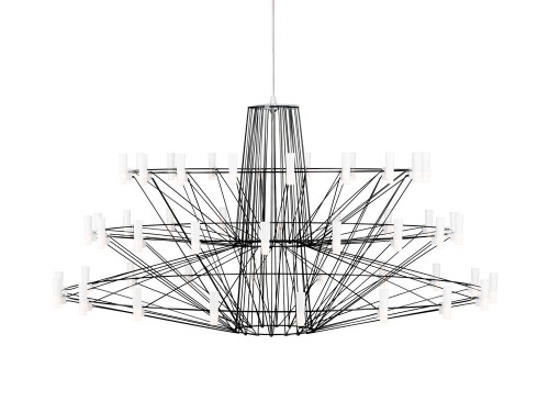 Coppélia Black Satin Chandelier 