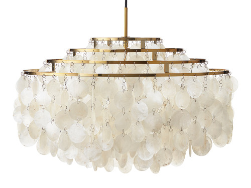 Verpan Fun 10DM Brass Pendant Light by Verner Panton - Special Edition Verpan Fun 10DM Brass Pendant Light by Verner Panton - Special Edition