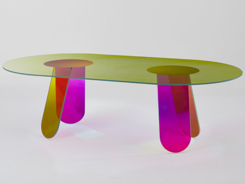 Glas Italia Shimmer Dining Table by Patricia Urquiola