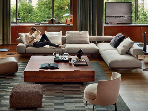 Flexform Wing Modular Sofa by Antonia Citterio