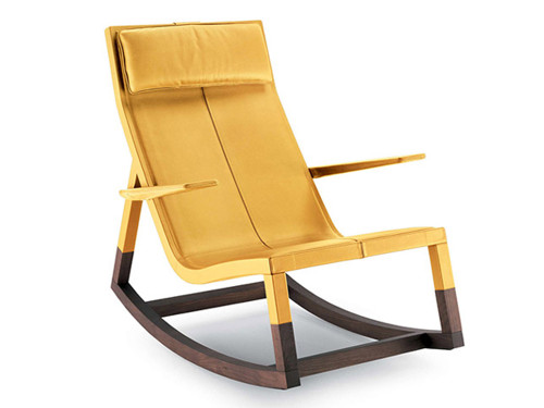 Poltrona Frau Don'do Rocking Lounge Chair by Jean-Marie Massaud