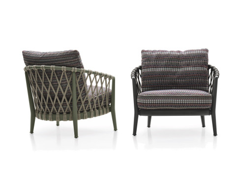 B&B Italia Erica '19 Outdoor Small Armchair by Antonio Citterio