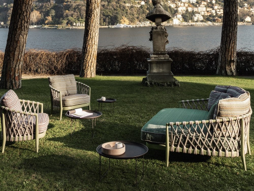 B&B Italia Erica '19 Outdoor Small Armchair by Antonio Citterio