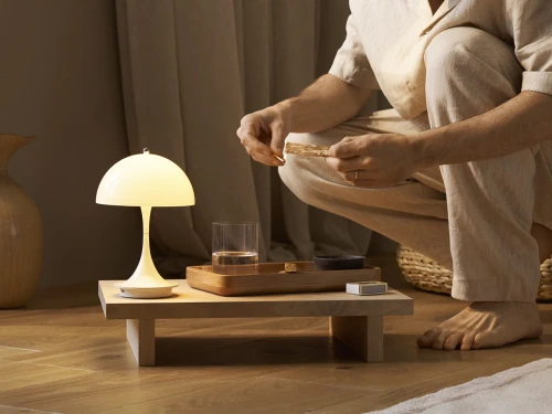 Panthella 160 Portable Table Lamp