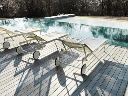 1966 Outdoor Adjustable Chaise Lounge - Quickship