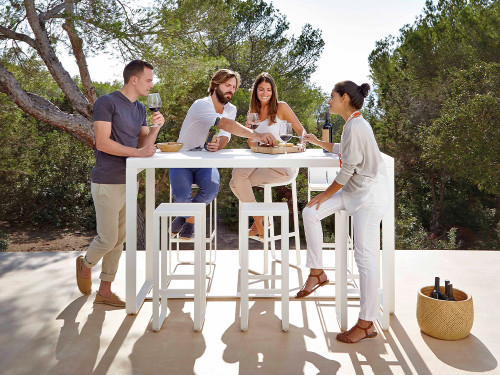 Flat Outdoor High Stool