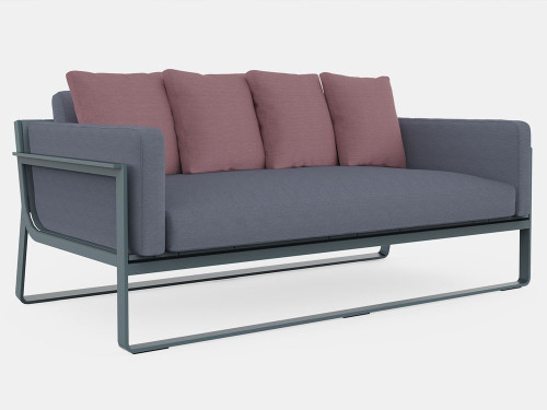 Flat Outdoor 2-Seater Sofa