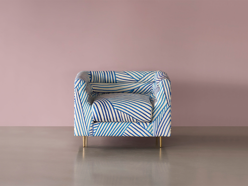 Inky Dhow Ripple Armchair