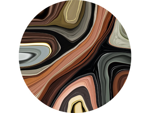 Liquid Layers Round Rug Liquid Layers Round Rug