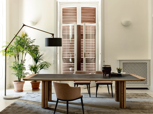 Quadrifoglio Dining Table - Rock