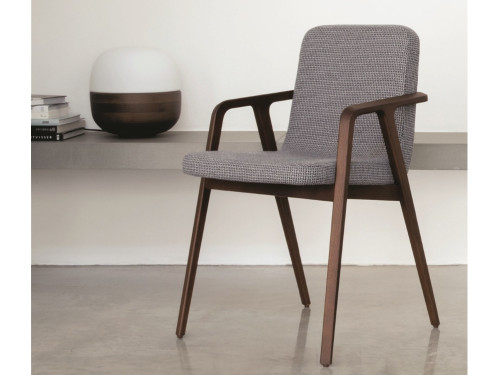 Porada Lolita Dining Chair with Arms by E. Gallina