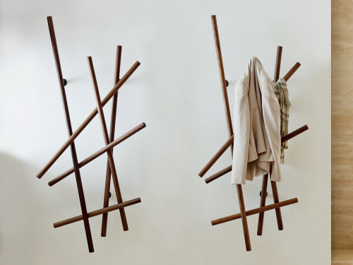 Porada Sir-Bis 2 Coat Rack by M. Marconato & T. Zappa - Chaplins