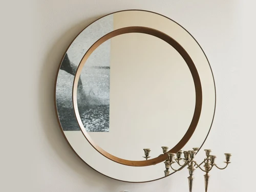 Porada Miss Tondo Wall Mirror by T. Colzani