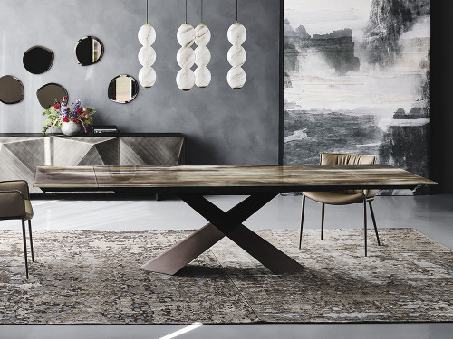 Cattelan Italia Tyron Crystalart Drive Dining Table by Paolo Cattelan 