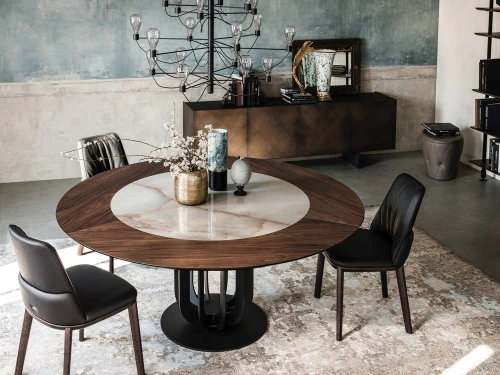 Cattelan Italia Soho Ker-Wood Dining Table by Brogliato & Traverso