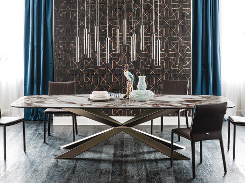 Cattelan Italia Spyder Keramik Dining Table by Philip Jackson