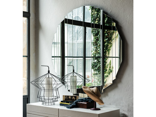Cattelan Italia Stripes Mirror by Paolo Cattelan