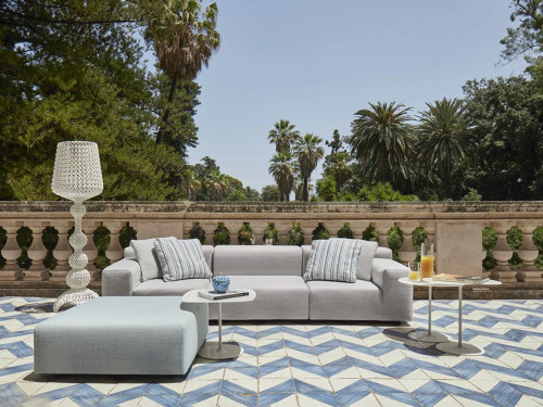 Plastics Outdoor 3-Seater Sofa