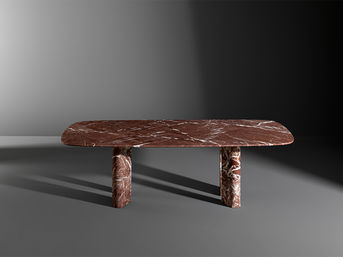 Geometric Dining Table - Marble