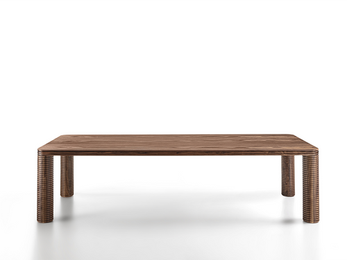 Sansiro Dining Table - Canaletta Walnut