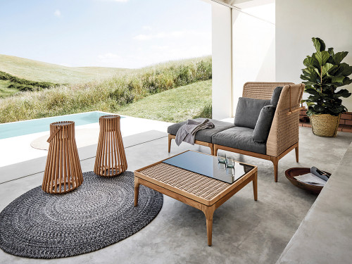 Lima Outdoor High Back Corner/End Unit