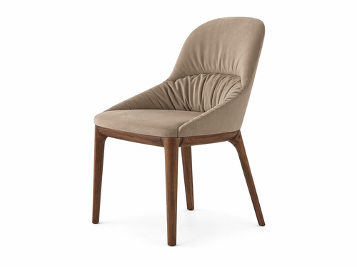Queen Dining Chair - Wood Legs