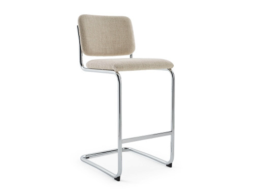 Knoll Cesca Relax Stool (Fully Upholstered) by Marcel Breuer