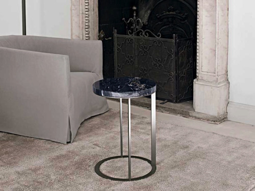 Maxalto Lithos Round Side Table by Antonio Citterio
