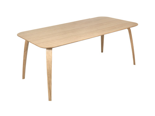 Gubi Rectangular Dining Table - Wood