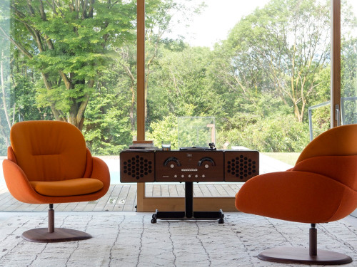 Porada Opium Swivel Armchair by S. Bigi