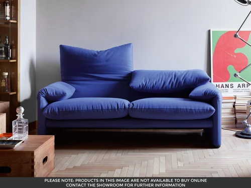 Cassina 2-seater Maralunga Sofa by Vico Magistretti