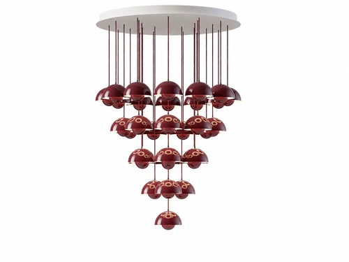 Flowerpot VP10 Chandelier - 31 Pendants