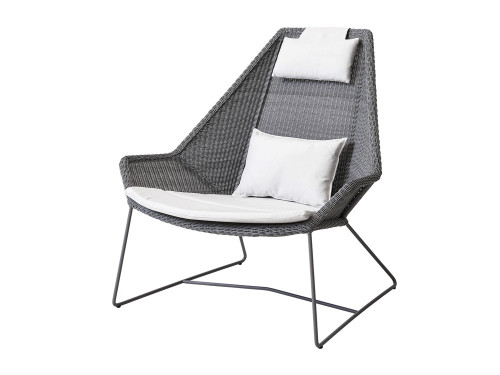 Cane-Line Breeze High Back Lounge Chair by Strand+Hvass