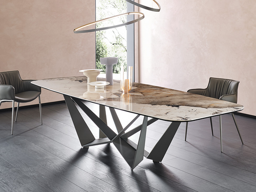 Skorpio Keramik Dining Table - Quickship